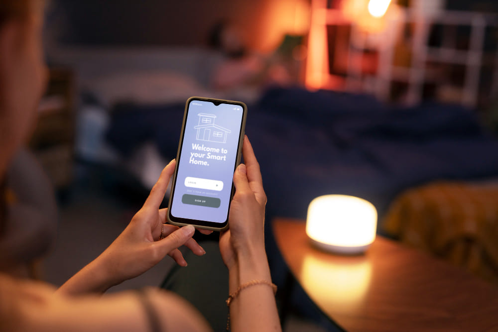 Smart home lighting system for home lets you control the lighting using digital interfaces